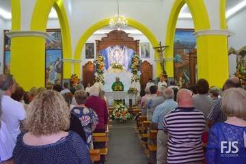 Bajada de la Virgen de las Nieves y encuentro folclórico Anzar en Lomo Magullo (Foto Francisco Javier Santana)